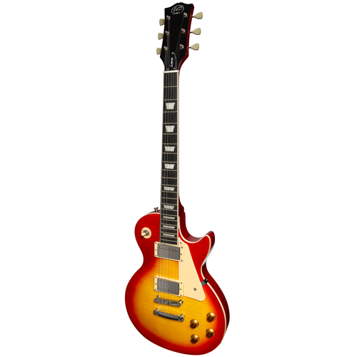 J&D Luthiers LP Custom-Style Electric Guitar Cherry Sunburst JDL-LSF-CS