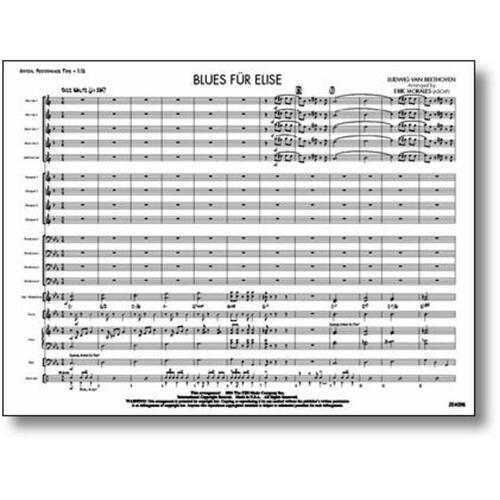 Blues Fur Elise Junior Ensemble Arr Morales (Music Score/Parts) Book