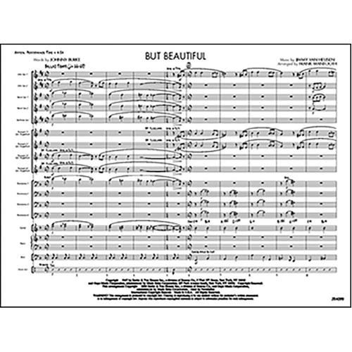 But Beautiful Jazz Ensemble Arrangement by Frank Mantooth