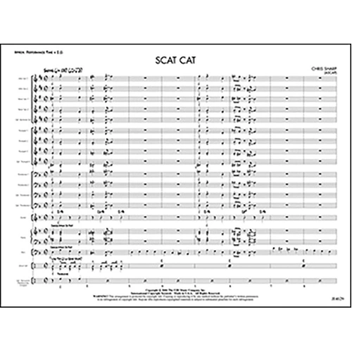 Scat Cat JE2 SC/PTS Jazz Ensemble by Chris Sharp