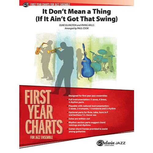 It Don't Mean a Thing Jazz Ensemble Sheet Music Grade 1
