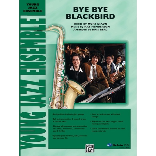 Bye Bye Blackbird Jazz Ensemble Sheet Music Grade 2