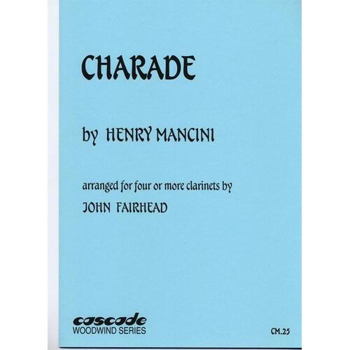 Charade Clarinet Quartet Book