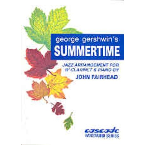 Summertime Arr Fairhead clarinet Piano Book