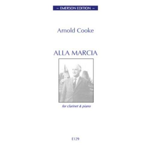 Cooke - Alla Marcia Clarinet/Piano (Softcover Book)