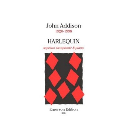 Addison - Harlequin For Soprano Sax/Piano (Softcover Book)