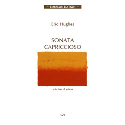 Hughes - Sonata Capriccioso Clarinet/Piano (Softcover Book)
