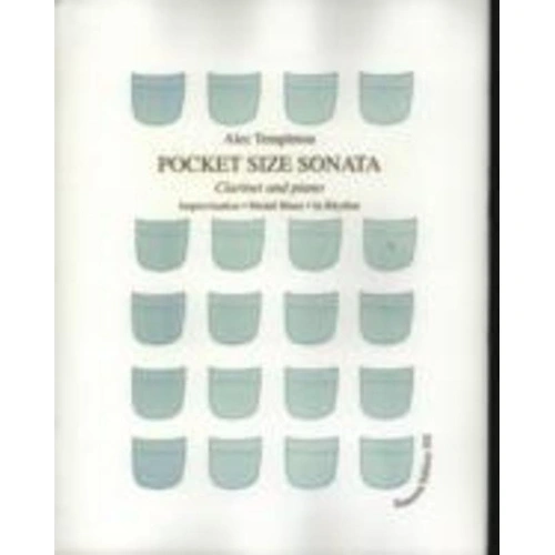 Templeton Pocket Size Sonata No 1 for Clarinet and Piano by Emerson Edition