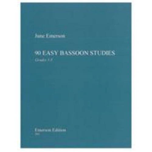 Emerson 90 Easy Bassoon Studies by June Emerson, Woodwind Bassoon Music
