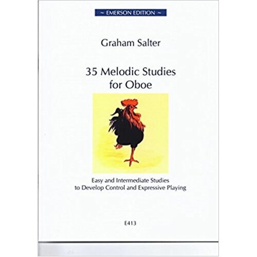 Salter - 35 Melodic Studies For Oboe (Softcover Book)