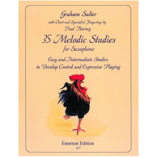 Salter - 35 Melodic Studies For Saxophone (Softcover Book)