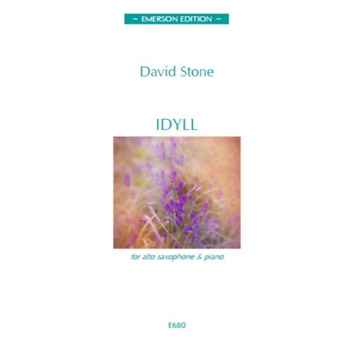 Stone - Idyll For Alto Sax/Piano (Softcover Book)