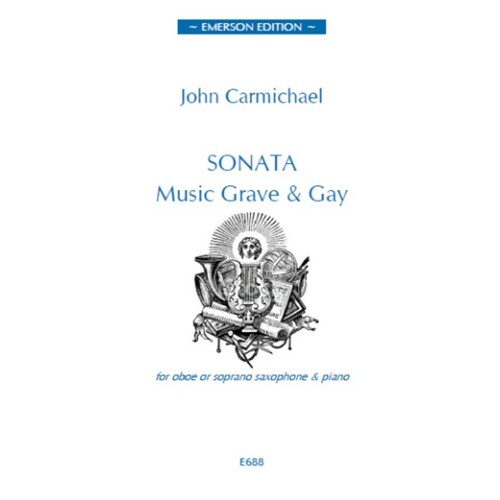 Carmichael - Sonata Music Grave And Gay Oboe Or Sop Sax/Piano (Softcover Book)