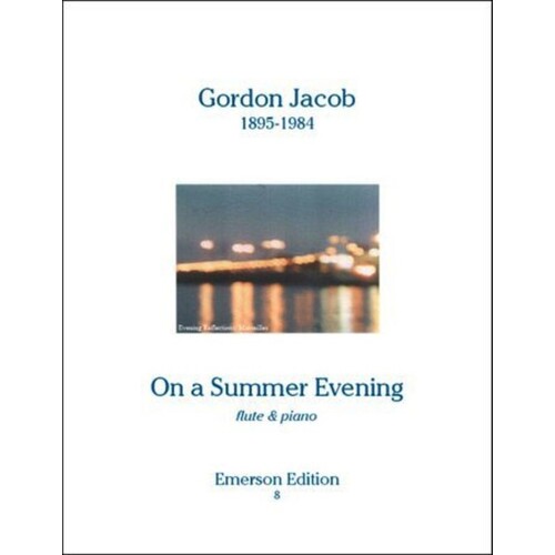Jacob - On A Summer Evening Flute/Piano (Softcover Book)