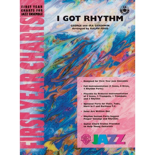 I Got Rhythm Jazz Ensemble Sheet Music Grade 1