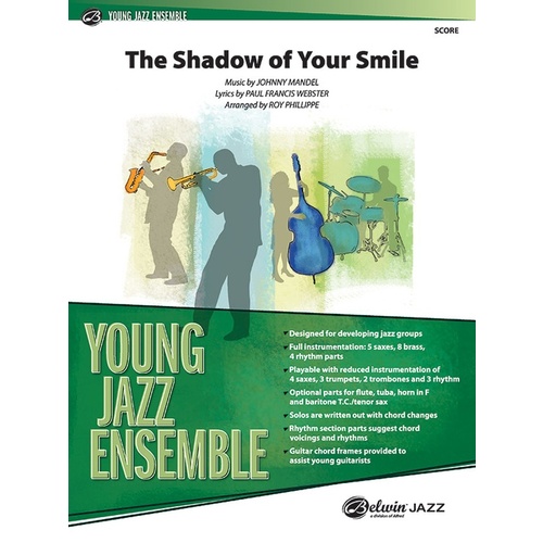 The Shadow of Your Smile Jazz Ensemble Sheet Music Grade 2 Score