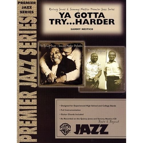 Ya Gotta Try Harder Jazz Ensemble Sheet Music Grade 4.5