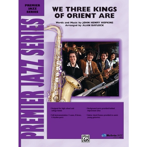 We Three Kings of Orient Are Jazz Ensemble Sheet Music Grade 4.5 Score
