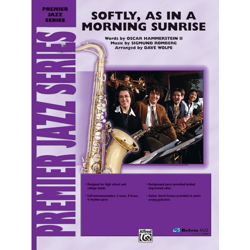 Softly As in a Morning Sunrise Jazz Ensemble Sheet Music Gr 4.5 Score