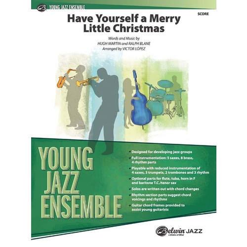 Have Yourself a Merry Little Christmas Jazz Ensemble Sheet Music Grade 2