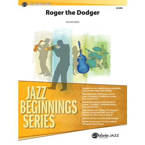 Roger the Dodger Jazz Ensemble Sheet Music Grade 0.5 Score