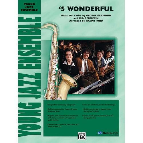 Gershwin Standard Jazz Ensemble Arrangement by Ralph Ford