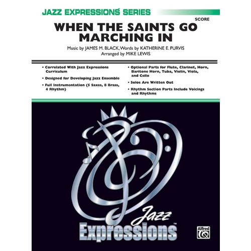 When the Saints Go Marching In Jazz Ensemble Sheet Music Gr 2 Score