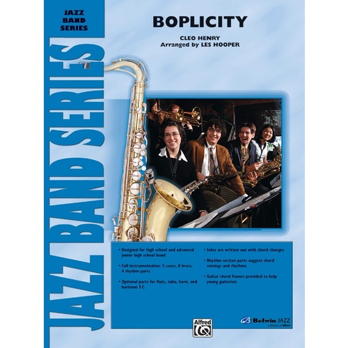 Boplicity Jazz Ensemble Grade 3 Score