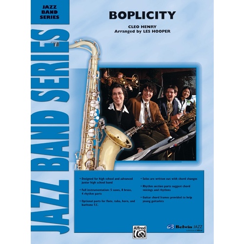 Boplicity Jazz Ensemble Sheet Music Grade 3