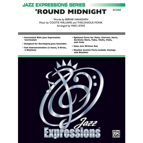 Round Midnight Jazz Ensemble Grade 2 Sheet Music Score