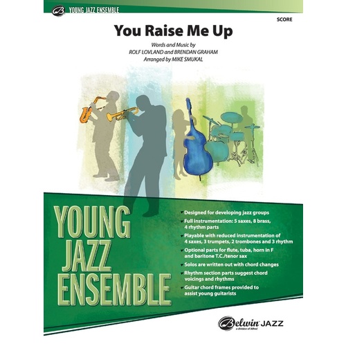 You Raise Me Up Jazz Ensemble Grade 2 Score