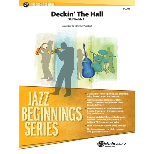 Deckin' the Hall Jazz Ensemble Sheet Music Grade 0.5 Score