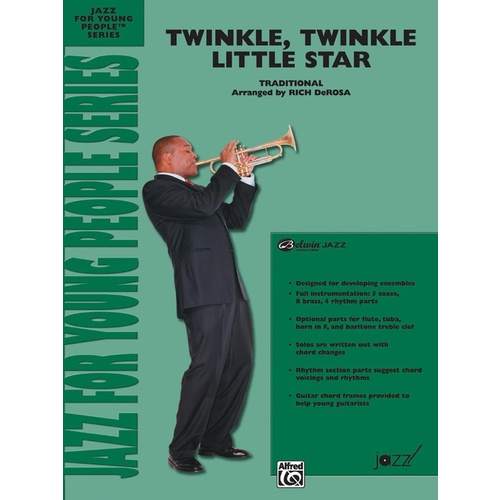 Twinkle Twinkle Little Star Jazz Ensemble Sheet Music Grade 2 Score