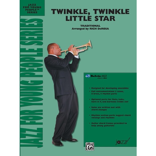 Twinkle Twinkle Little Star Jazz Ensemble Sheet Music Grade 2