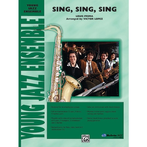 Sing Sing Sing JE Grade 2 Jazz Ensemble Sheet Music