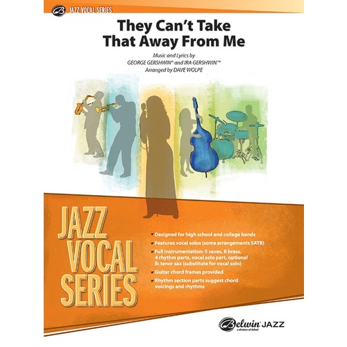 They Can't Take That Away from Me Jazz Ensemble Sheet Music Grade 3.5