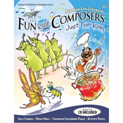 Fun With Composers Just For Kids Book/CD 3 - 6 Yrs Book
