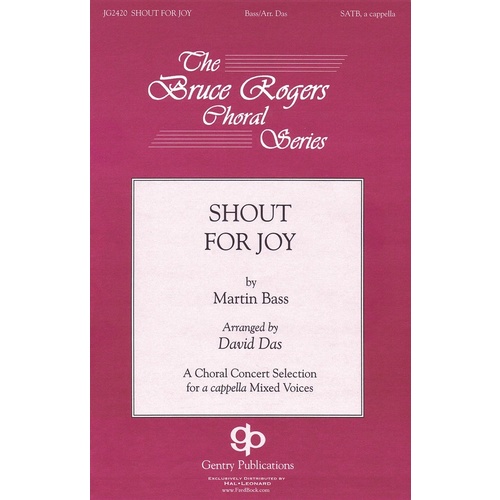 Shout For Joy SATB Book