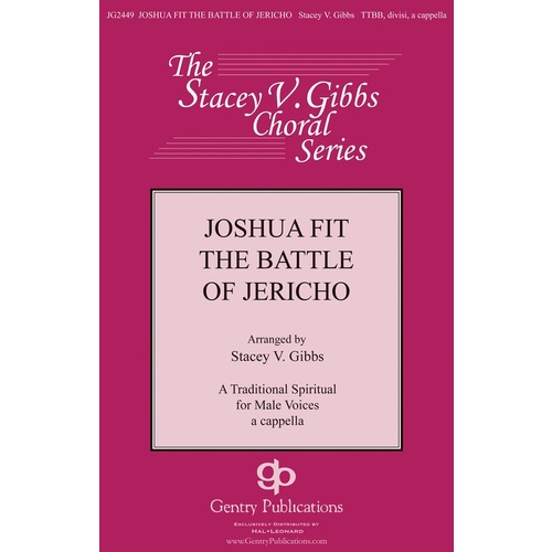 Joshua Fit The Battle Of Jericho TTBB Book