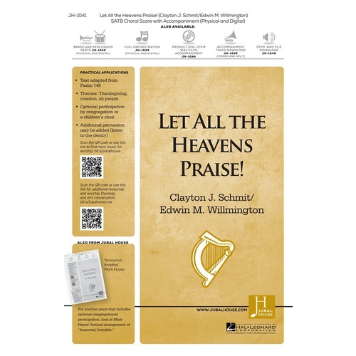 Let All The Heavens Praise SATB Book
