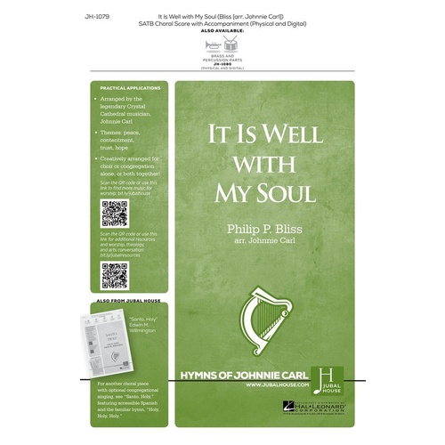 It Is Well With My Soul SATB Book