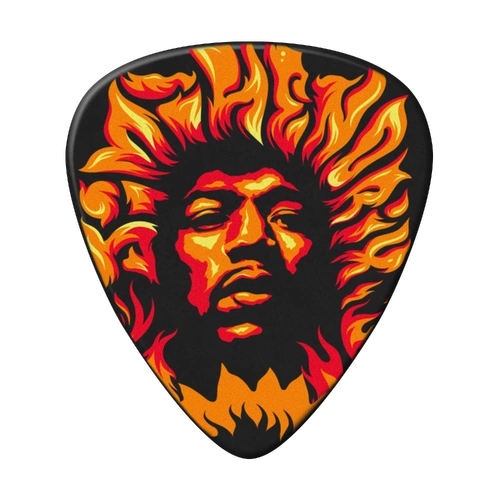 Jim Dunlop Hendrix Voodoo Fire Guitar Pick