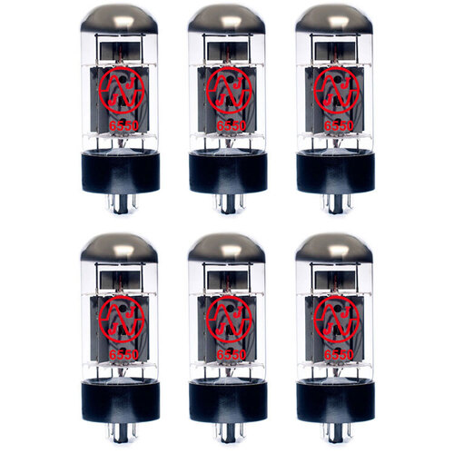 JJ Electronic 6550 Power Tube Matched Sixtet