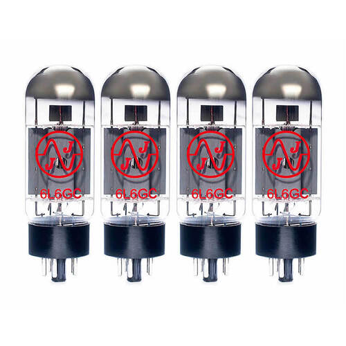 JJ Electronic 6L6GC Matched Quad Power Tubes