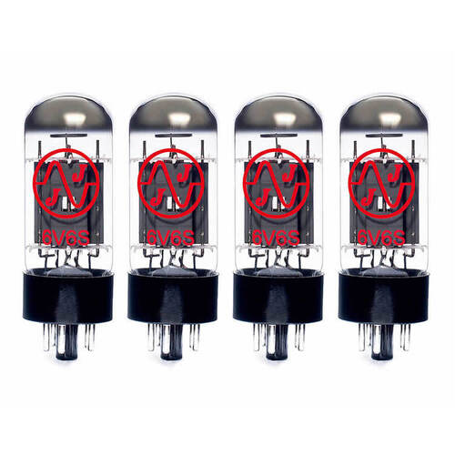 JJ Electronic 6V6S Matched Quad Power Tubes
