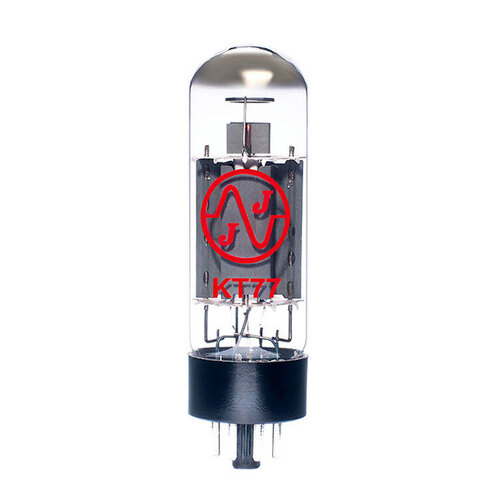 JJ Electronic KT77 Power Tube - Beam Pentode, Octal Base, Compatible with EL34 Amplifiers, Enhanced Bass and Headroom