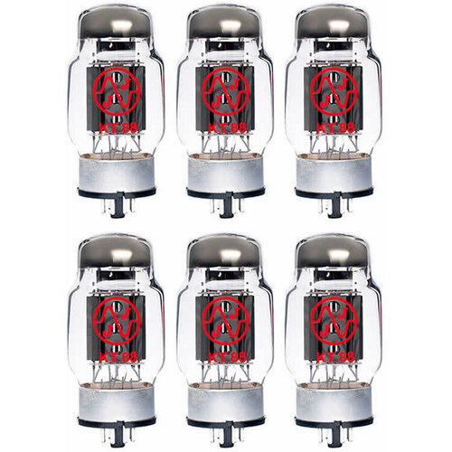 JJ Electronic KT88 Matched Sixtet Power Tubes - 42W Beam Pentode for Amplifiers