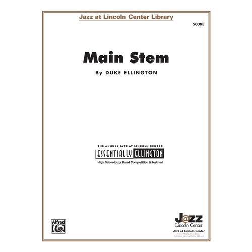 Main Stem JE Grade 3.5 Conductor Score for Jazz Ensemble Sheet Music