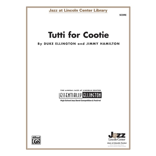 Tutti For Cootie JE Grade 3.5 Conductor Score - Jazz Ensemble Sheet Music
