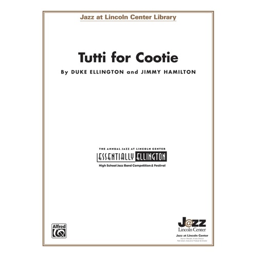 Tutti For Cootie Jazz Ensemble Sheet Music Grade 3.5